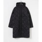 ダウンコート ダウンジャケット TAION　HOOD LONG DOWN JACKET レディース
