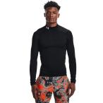 tシャツ UAコールドギアアーマー コンプレッション ロングスリーブ モックネック シャツ（トレーニング/メンズ） メンズ