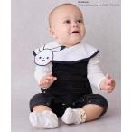 ショッピングロンパース ベビー服 ロンパース 「モンポケ」モチーフサロペット