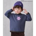 tシャツ 「モンポケ」接結アップリケ長袖T キッズ 子供服 男の子 女の子