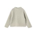 ニット セーター アランニット ビルドネックプルオーバー レディース