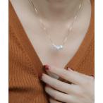 ショッピングネックレス ネックレス 「WEB限定」silver925 淡水パール4粒ペンダントネックレス レディース