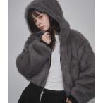 ショッピングスウェード コート アウター リバーシブルスウェードファーブルゾン レディース