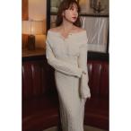 ワンピース Cecily Cable Knit Dress