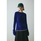 ショッピングドット ニット セーター Molle yarn knit tops　　モールヤーンニットトップス レディース