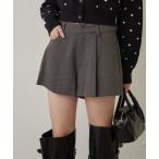 パンツ 「mline」タックショートパンツ レディース