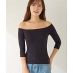 インナーシャツ 肌着 「まるで毛布！のような暖かさ・薄手」肩出し８分袖 レディース