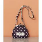 ショッピングがま口 ショルダーバッグ バッグ 「GRAIN/グレイン」水玉がま口ミニショルダーバック レディース