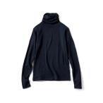 tシャツ 「おはだが気になるみんなへ」リブ　イン　コンフォート　コットンシルクのダブルガーゼ天じくで作った　ふわふわ肌心地の寄り添いタートルトップス