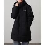 ショッピング雪 ダウンジャケット ダウン GUESS JEANS ミドル丈パファージャケット メンズ レディース