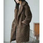 コート チェスターコート テディボアロングコート レディース