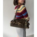 ショッピング柄 ハンドバッグ 「SANSeLF」 カモフラ柄ショルダーバッグ  saa25a214