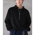 ショッピングスウェード ポロシャツ AW ポリスウェード ディープハーフジップ ポロ メンズ レディース ユニセックス 「Confirm」 メンズ レディース