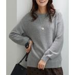 ショッピングベルーナ ニット セーター ラメ調もちもちニットプルオーバー レディース