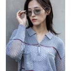 サングラス シンボストンフレームサングラス レディース メンズ