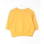 「AURALEE」 スウェットカットソー 1 イエロー レディース