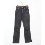 「SLY」 ブーツカットデニムパンツ 24inch ブラック レディース