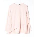 ショッピングフリル 「YOKO CHAN」 フリル長袖ブラウス 40 ピンク レディース