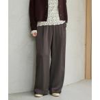 パンツ 「追加2」ダブルサテンイージーパンツ レディース