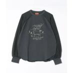 トレーナー スウェット 「伸縮性・ストレッチ」のび~る裏毛異素材切替スウェット レディース