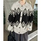 ショッピングカウチン 「sedacle」 ニットカーディガン MEDIUM ブラック メンズ