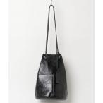 ショッピングエナメルバッグ 「marco masi」 トートバッグ - ブラック レディース