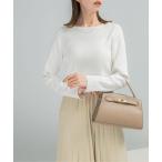 ショッピングシルク ニット セーター シルク混スリットスリーブリブニット レディース