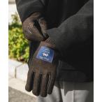 手袋 MOONツイードレザーグローブ メンズ