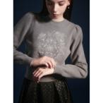 ショッピングニット ニット セーター エトワールエンブロイダリーニット レディース