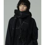 マフラー ウインドウペン チェック柄 ボリューム マフラー メンズ レディース