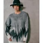 ニット セーター グラデーションニットチュニック　618521 レディース