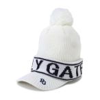 ニット帽 ニットキャップ 「PEARLY GATES」差込つば付きニットワッチ レディース メンズ