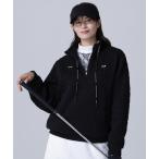 ショッピングキルト トレーナー スウェット 「MASTER BUNNY EDITION」ロゴキルトジャガードハーフジップアップ レディース