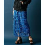 スカート モチーフレースタイトスカート「大きいサイズ有」GEVS.