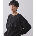 tシャツ フリルドッキングトップス「洗濯機OK」 レディース