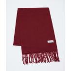 マフラー ウール×カシミヤ フリンジ マフラー / ON・OFF兼用 メンズ レディース