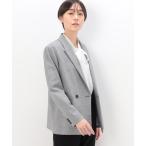 ショッピング15号 ジャケット テーラードジャケット 「 TALLサイズ 」 「セットアップ対応」グレンチェックストレッチ ジャケット レディース