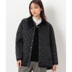 コート アウター 「 TALLサイズ 」 シレータフタダイヤ柄 キルティングコート レディース