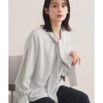 ブラウス シャツ 「セレモニー／洗える」ジョーゼットボウタイブラウス レディース