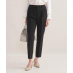 ショッピングスーツ スラックス パンツ 「通勤スーツ／洗える」ストレッチタックテーパードパンツ レディース