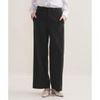 スラックス パンツ 「通勤スーツ／洗える」ストレッチワイドパンツ レディース