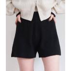 パンツ ニットショートパンツ レディース