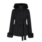 ショッピングダウンジャケット ダウンコート ダウンジャケット Twinkle Button Tweed Coat レディース