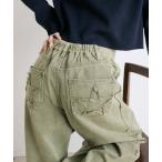 ショッピングポケット ジーンズ デニム デニムパンツ 星ポケットカーブデニム レディース