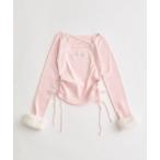  вязаный свитер рукав мех tops женский 