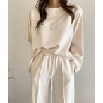 セットアップ 長袖トップス＆スラックスセットアップ レディース