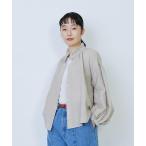 ショッピングリネン ブラウス シャツ グランジリネンフリルカラーブラウス レディース