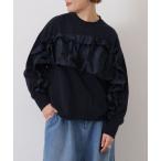 ショッピングフリル タフタ フリルプルオーバー レディース