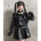 セットアップ PUレザーセーラーセットアップ レディース