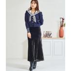 ショッピングロングスカート スカート ZOZO限定 ベロアロングスカート